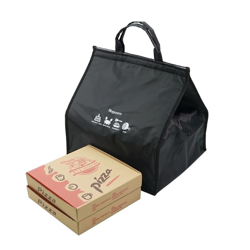 Pizza Lunch Box Cooler Bag Fast Food Cake Thermal Bag Large Waterproof Oxford Drink Bottle Insulated Refrigerated