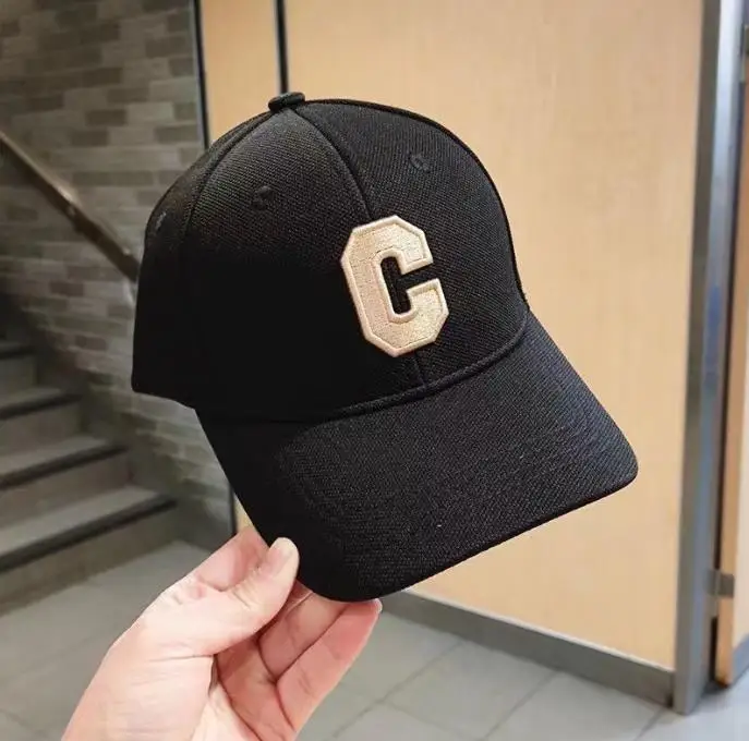 Chapeau de Baseball brodé avec nœud papillon pour femmes, couleur unie, casquette à visière pour fille coréenne, chapeau d'extérieur en coton doux, pare-soleil à rabat: Gris foncé