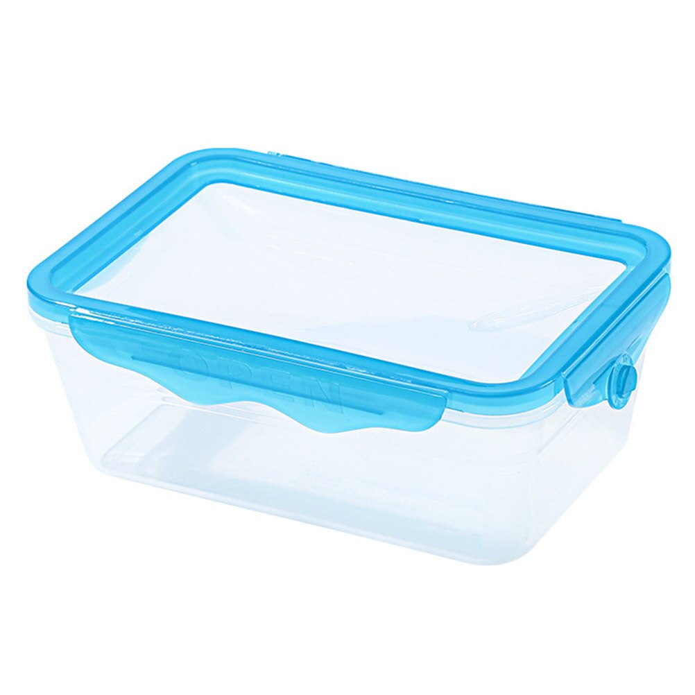 Plastic Food Storage Container Rectangular Fresh-Keeping Food Box for Kitchen