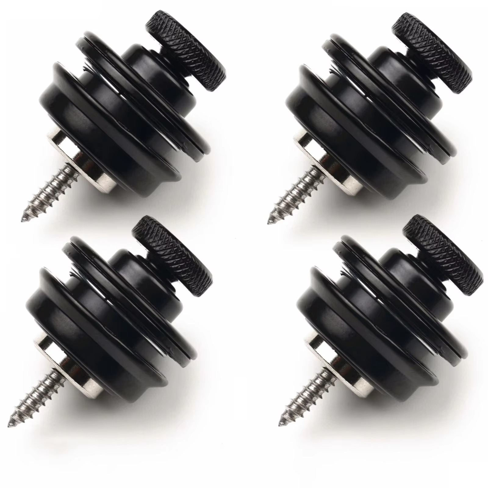 Blocco tracolla per chitarra 1 pezzo Straplock di sicurezza con pulsante in metallo resistente per chitarra acustica elettrica basso ukulele: Borgogna