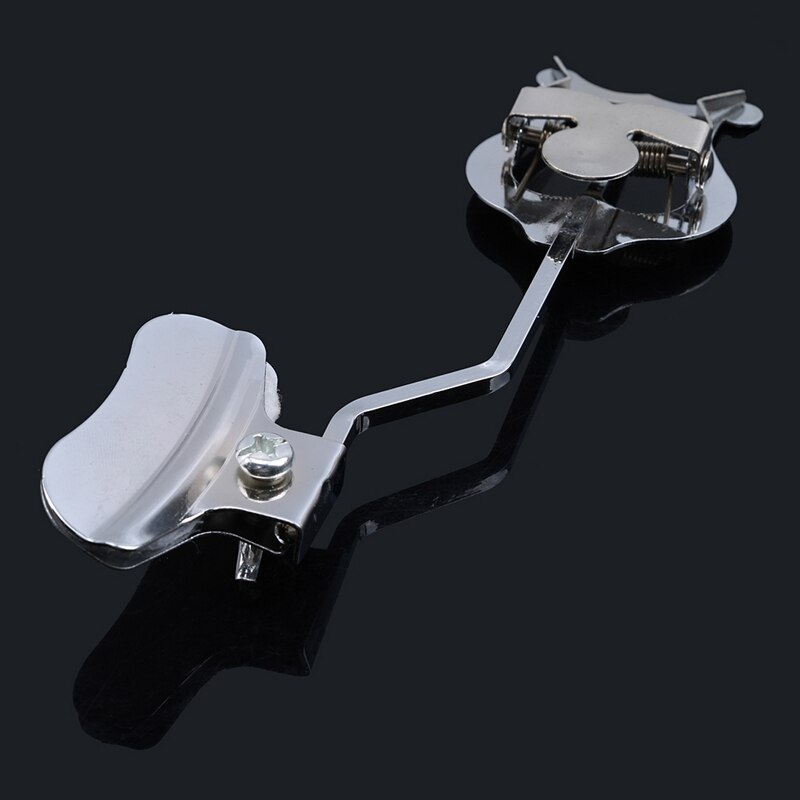 Zilveren marsmuziekbladclip trombone marslier voor trompet trombone