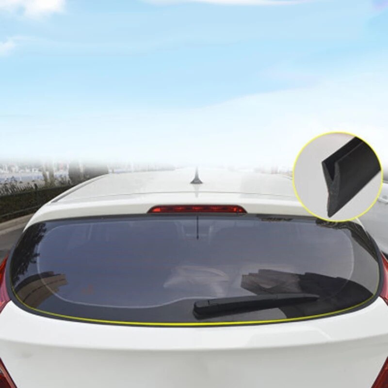 Car Sael Strip Universal V Shape Rubber Seal Weather Strip Hollow Glass Window Edge Moulding Car Decorate Weatherstrip