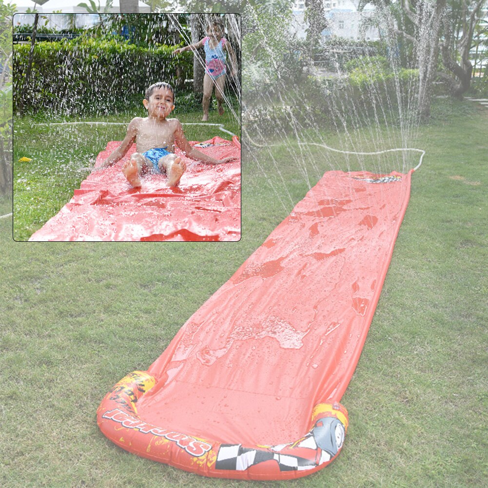 Pvc Enkele Surf Racing Water Glijbaan Kinderen Speelgoed Opblaasbare Glijbaan Zwembaden Kinderen Kids Zomer Backyard Outdoor Water Speelgoed #38