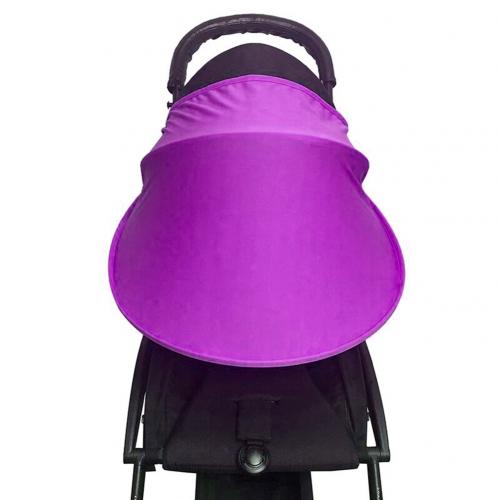 Baby Stroller Pram Pushchair Windproof Sun Shield Visor Sunshade Hood Canopy Cover Carriage Sun Shade Baby Stroller Accessories: Purple