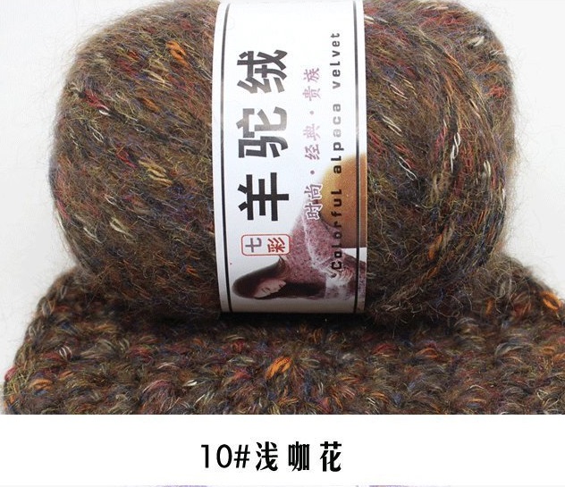 Mylb – mélange de fils tricotés en Laine, 50g/boule, épais, cachemire, pour tricot à la main, pull, chapeau, Laine, fil de crochet: 10