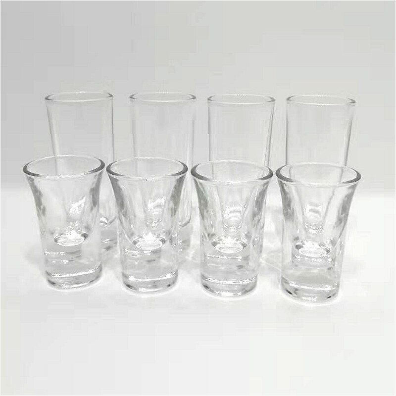 Rakt snapsglas 30ml 60ml starkt smakande vinglas kopp cocktail whisky whisky bullet cup set vodka sprit bar verktyg