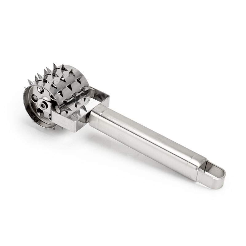 Edelstahl Steak Hammer Fleisch schlagen Fleisch verlieren Fleisch Hammer Rindfleisch Gebrochen Rippen Fleischklopfer Küche Werkzeuge WY112072: B-18CM