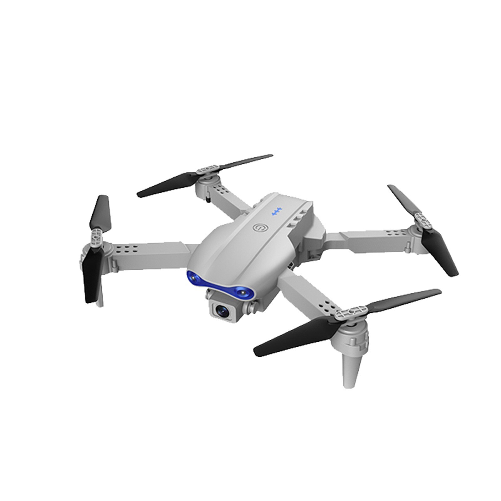 Mini-drone 4k Hd Dual Camera Wifi Fpv Smart Selfie Rc Uav Foldable Helicopter Profesional Photography Quadcopter Rc Dron Toys: Gray 