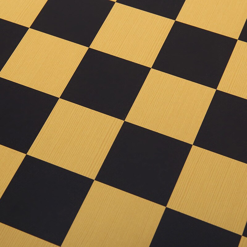 BSTFAMLY MDF Wood Chess Game 44*47cm Checkerboard 47*47 mm Checker International Chessboard and Backgammon Board IB2