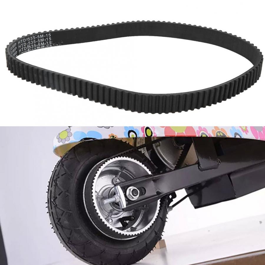 Electric Scooter Motor Plastic Driving Belt Band HTD 535-5M-15 Replacement Accessory for E-Scooter Electric Bike E-scooter Parts