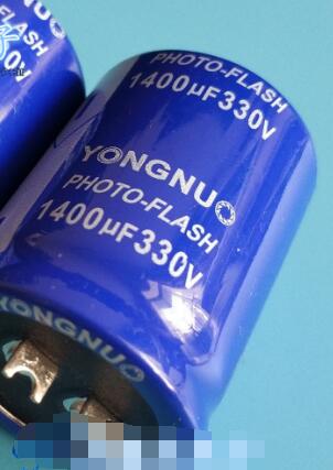 Yongnuo 330 v 1400 uf foto flash condensator 35*45mm