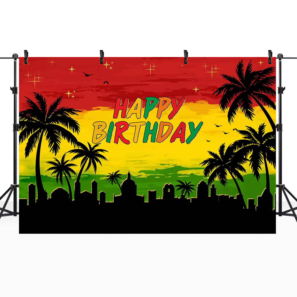 Mocsicka estate tropicale palma mare spiaggia fotografia sfondo Hawaii bambini festa di compleanno Decor sfondo Photo Studio puntelli