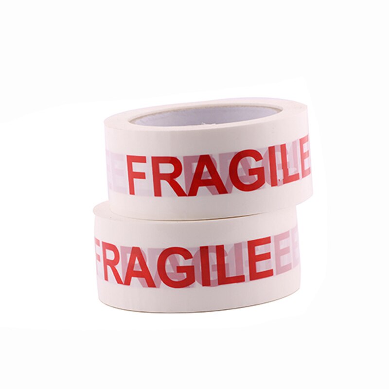 1 Roll 4.7cm x 85m Fragile Tapes Boxes Packaging Sealing Tapes Logistics Packing Tape Adhesive Tapes Supplies