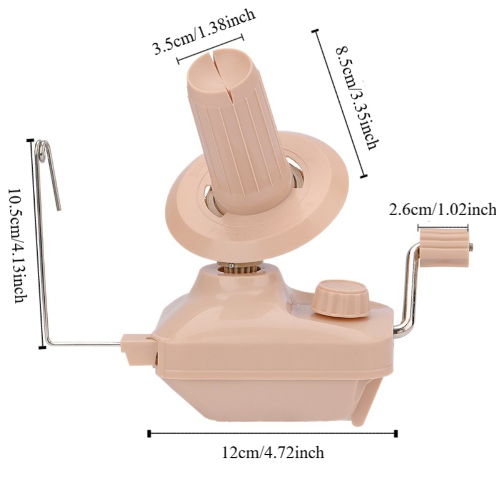Kabelhaspel Handbediende handmatige wollen balhaspel Swift DIY Handheld Winder Machine Plastic draagbare garenhaspel Kronkelende