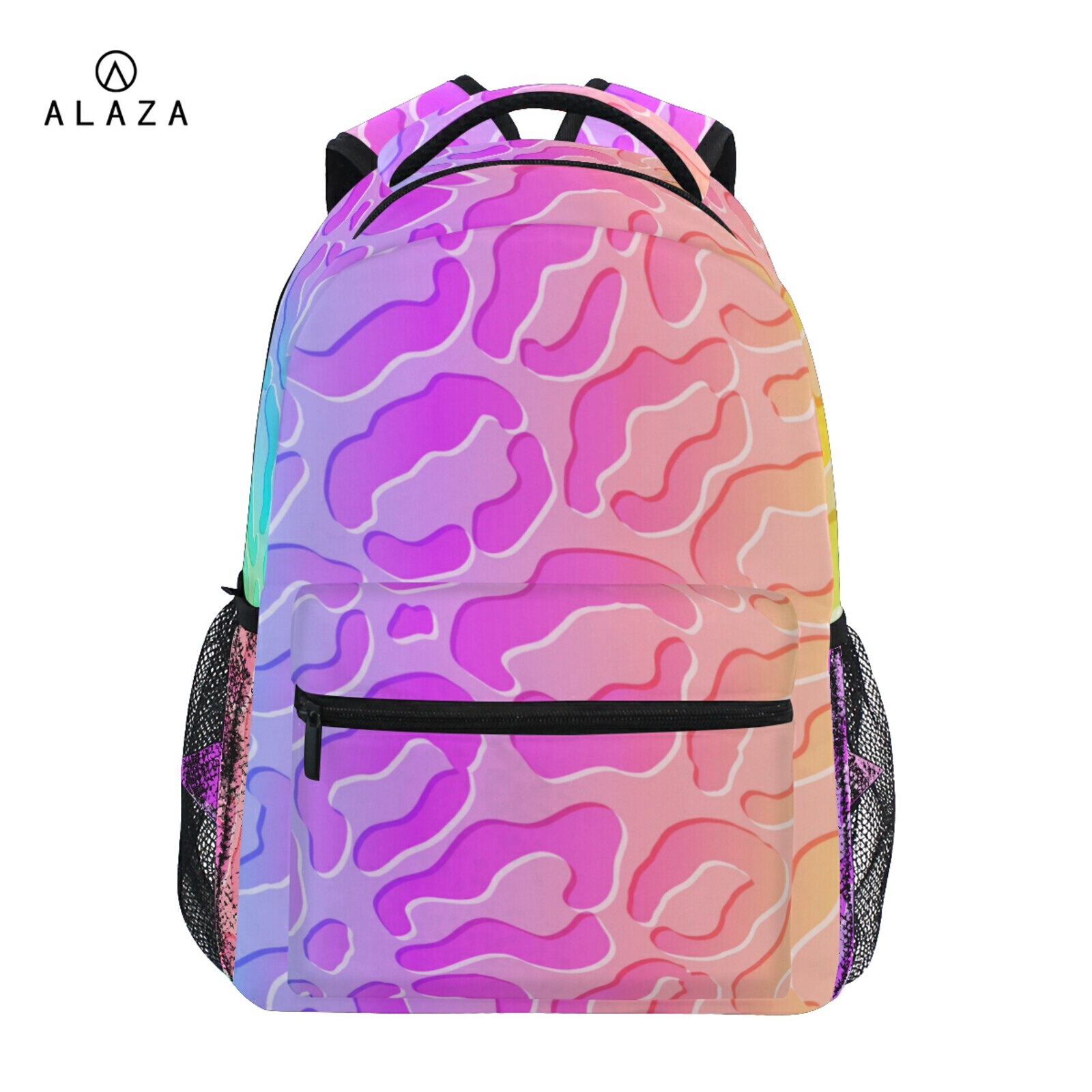 Leuke Meisjes Schooltassen Kinderen Primaire Rugzak Roze Cheetah Luipaard Prinses Schooltas Kids Bookbags Mochila Escolar: 02