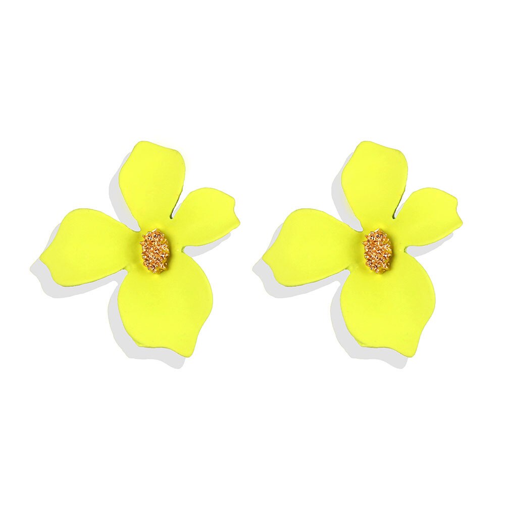 Boucles d&#39;oreilles Style coréen pour femmes, bijoux à fleurs, nouvelle , ,: IPA0039-5