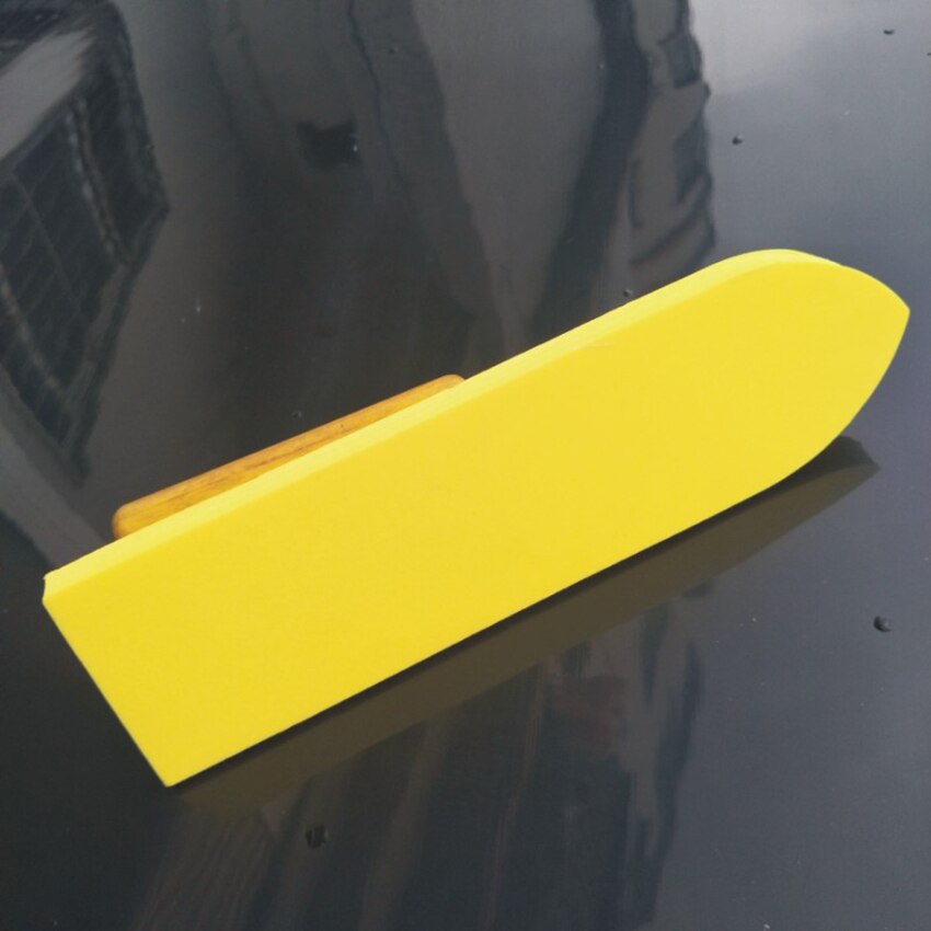 EVA Gummi Mörtel schweben mit Holz Griff, Geformt Fliesen Bodenbelag Mörtel schweben Fliesen Werkzeug, schwamm Caulk Schaber Gips Kelle