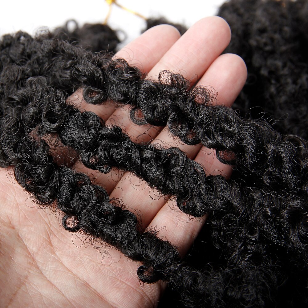 Butterfly Locs Crochet Hair Synthetic Short Distressed Faux Locs Crochet Braids Hair Goddess Pre Looped Bob Locs Pre-Twist Braid