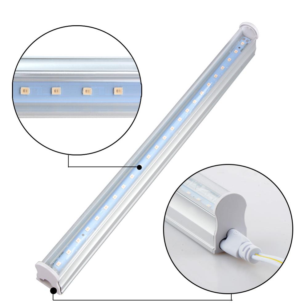 LED Grow Light Bar Indoor Hydroponics Plants Flower Grow Lamps Straps for Indoor Greenhouse Grow Tent Plants Light Adapter