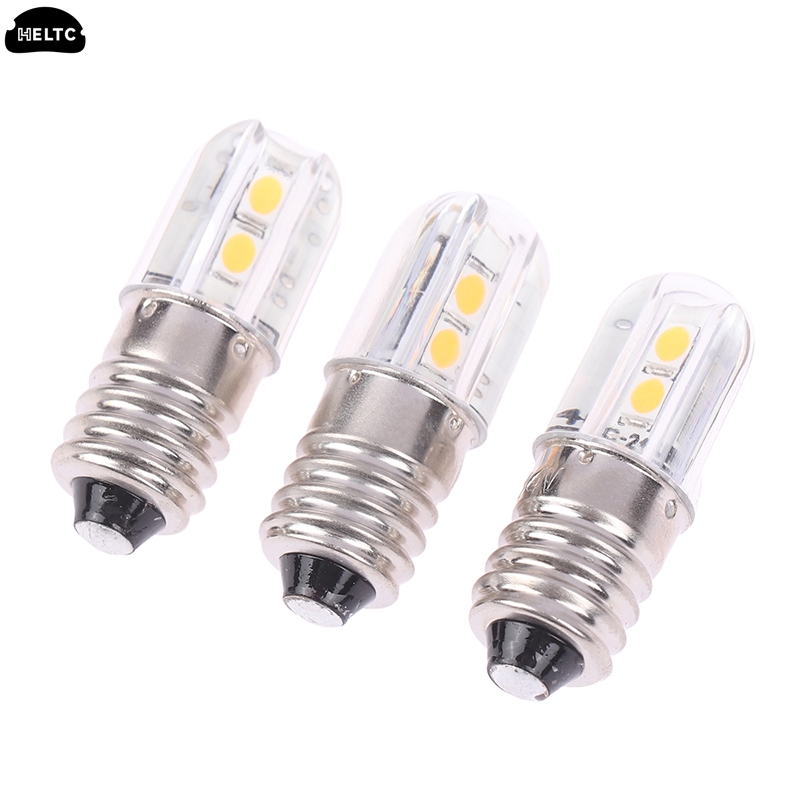 Varm hvid  e10 led-pære 6/12/24v opgraderingspærer 4 led-lamper erstatning for lommelygte blinklyspære forlygte motorcykel led-pære