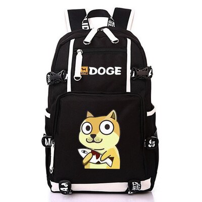 Nette Dogen Große Kapazität Rucksack Shiba Inu Printing Schultaschen Für Jugendliche Männer Frauen Reisetaschen Laptop Rucksack Mochila: I