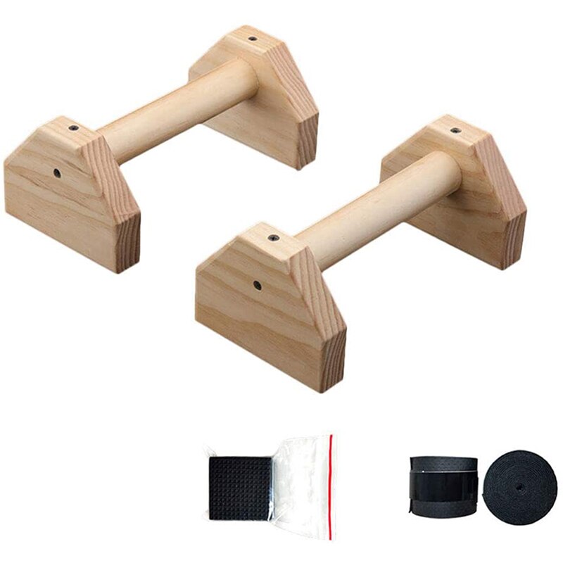 Type Of Fitness Push-Ups Gymnasium Exercise Training Chest H-Shaped Wooden Calisthenics Handstand Parallel Rod Double Rod