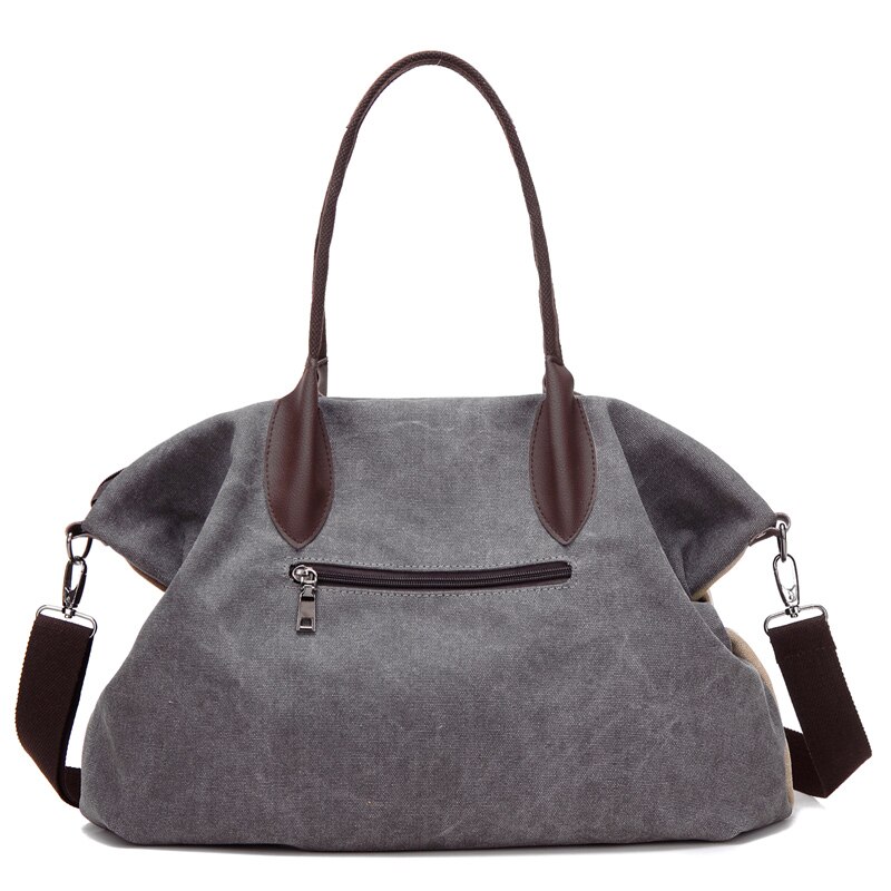 Bolso grande Casual para mujer, bolsos de lona, bolsos de hombro, bolso grande, bandolera, bolso de compras para mujer