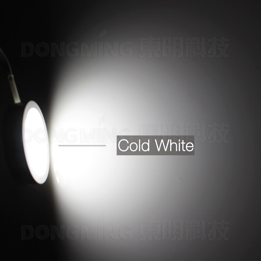 Foco LED de 12V y 1W para decoración del hogar, lámpara de luz descendente para cocina, armario de pared, muebles