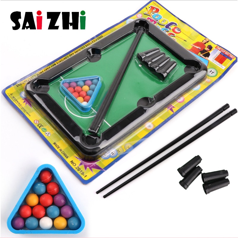 Saizhi Giochi Da Tavolo per I Bambini mini Biliardo biliardo Giocattolo impostato Festa A Casa Gioco per Bambini Genitore bambino Gioco di Interazione Giocattoli Educativi