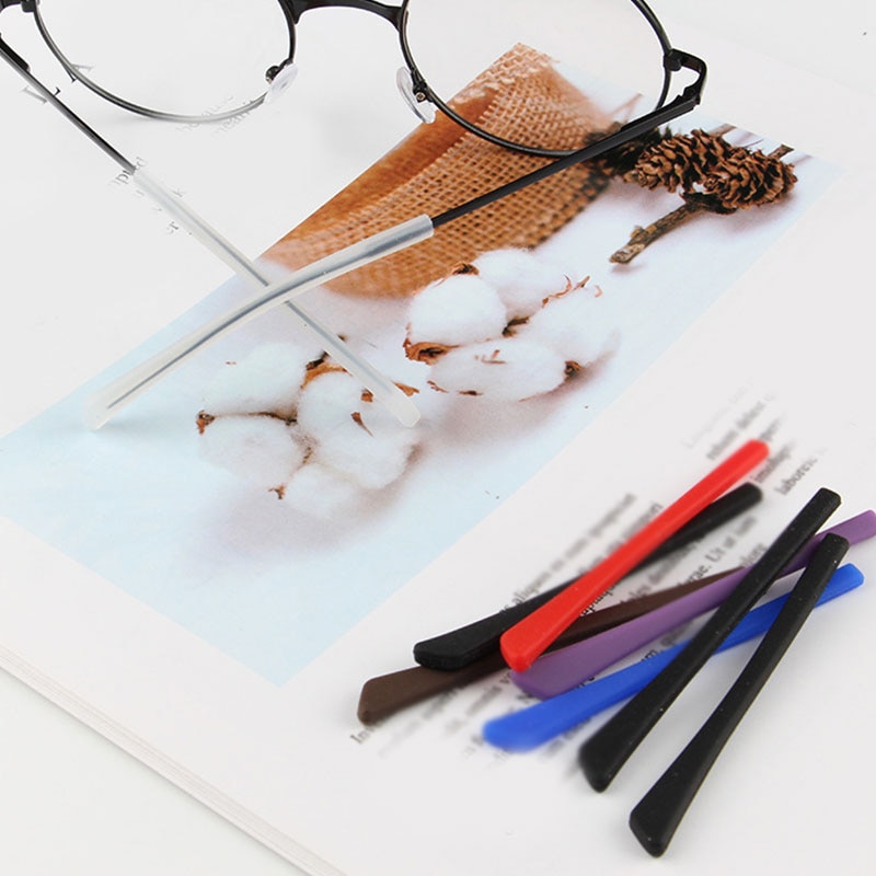32 Pièces 16 Paires Lunettes Porte-lunettes Anti-dérapant,Crochets D'oreille Lunettes En Silicone Crochets Anti-dérapant,Embouts De Branches Antidérapants,Pour Lunettes De Soleil Lunettes,Noir+Blanc
