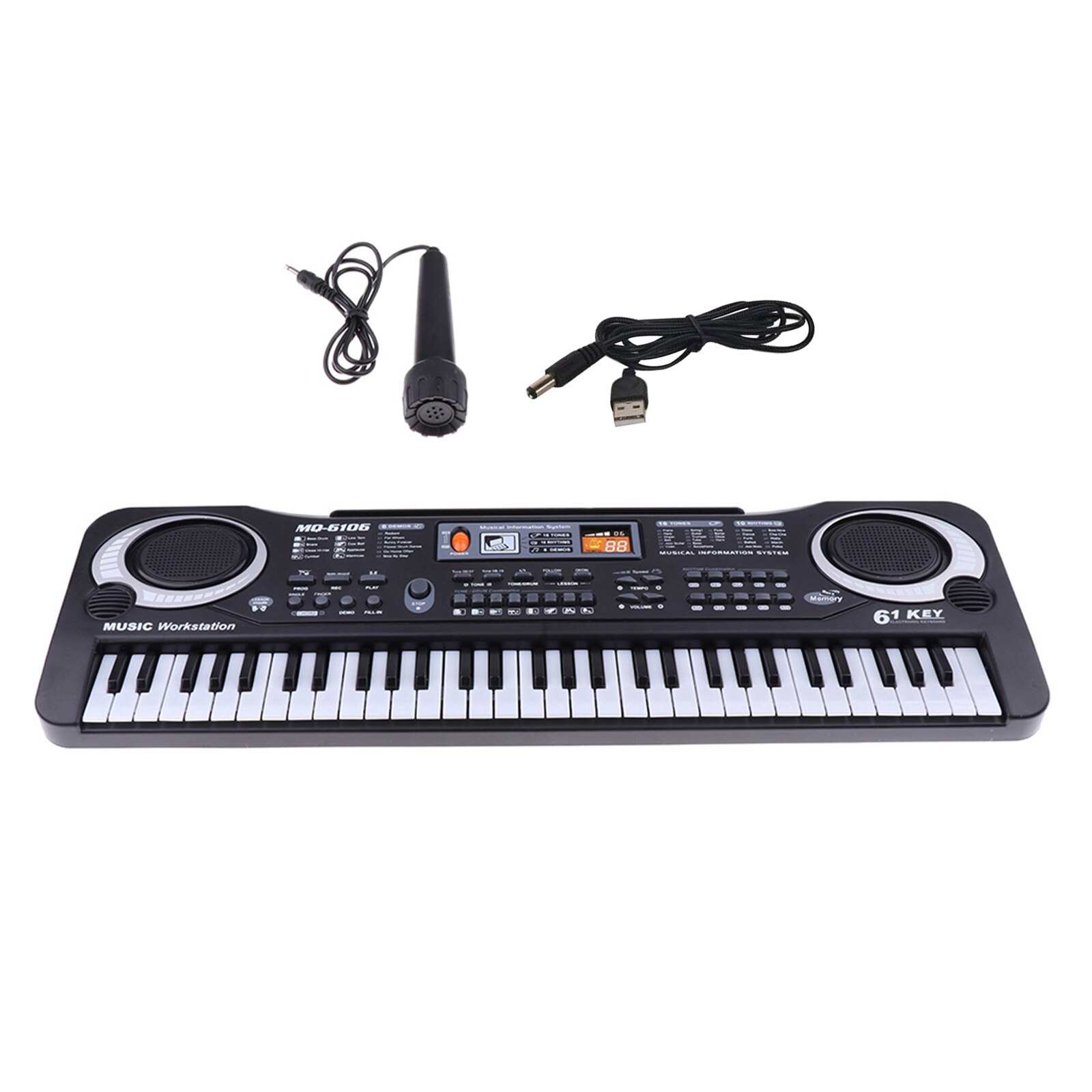 61 Keys Digital Music Electronic Keyboard Multifunctional Electric Piano