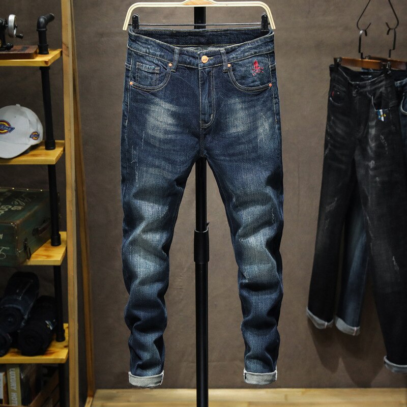 Runcati Jeans Heren Regular Fit Jeansbroek Vrije Tijd Stretch Denim Broek Mannen Casual Basic Broek, lichtblauw, L Runcati Jeans Heren Regular Fit Jeansbroek Vrije Tijd Stretch Denim Broek Mannen Casual Basic Broek, lichtblauw, L