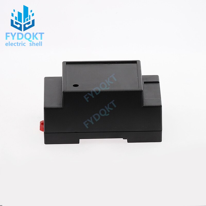 Brand 88x54x44mm DIN Rail PLC Fire detection instrument Power switch box, instrument housing, guide rail electrical Shell