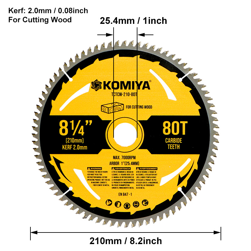 7,8,10,12,14 inch blad voor hout, aluminium, kunststof, cirkelzaagblad: Rood