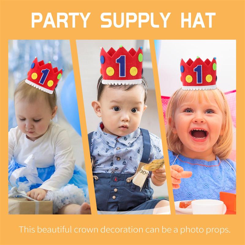 Circus Thema Baby Hoed Baby Eerste Verjaardag Hoed Baby Kids Hoofdband Haar Accessoires Voor Dancing Party Banket