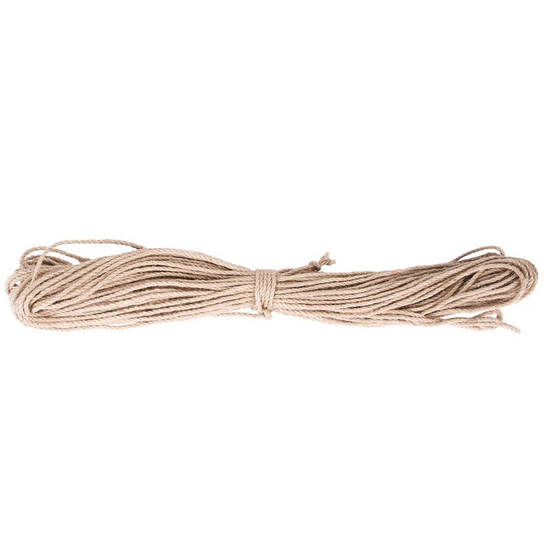 Cuerda Sisal Natural hazlo-tú-mismo, espirales rascador para gato, cubierta de jardín, mascotas, armazón de escalada para gatos, cuerda de cáñamo para rascar mascotas: 4mm / 10m