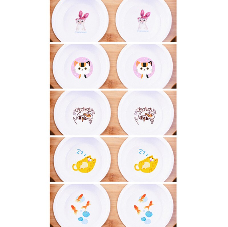 Wooden Pet dining table Double Bowls Cat Tilted Feeders Kitten Dishes with Slope Bamboo Rack Puppy Drink Feeding Bowl HW035