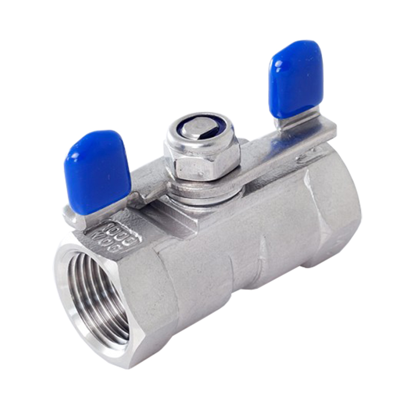 Butterfly Handle 1/4'' - 1'' BSP Female Thread 304 Stainless Steel Ball Valves SS304 Threaded 1Pc Type 2 Ways Valve