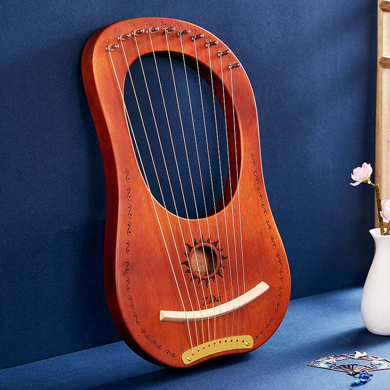 Zani Lyar Harp 10-note Harp Lyre Beginner Lyre Harp portable string instrument: 3