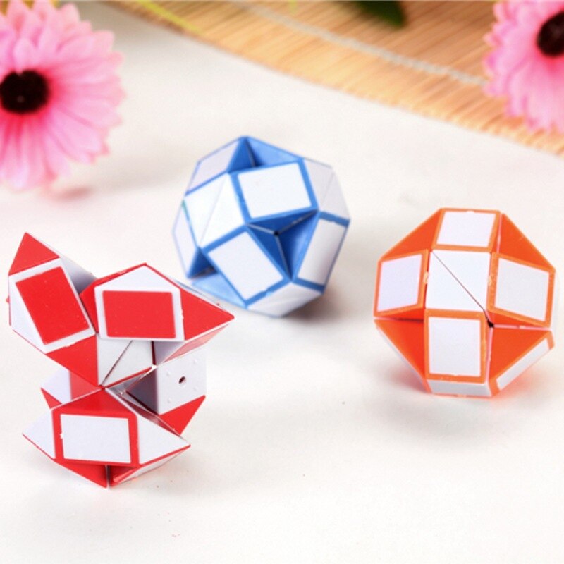 1pcs Colour Stress Relief Cube Stress Reliever Fun Toys Stress Rainbow Strange Shape Puzzles