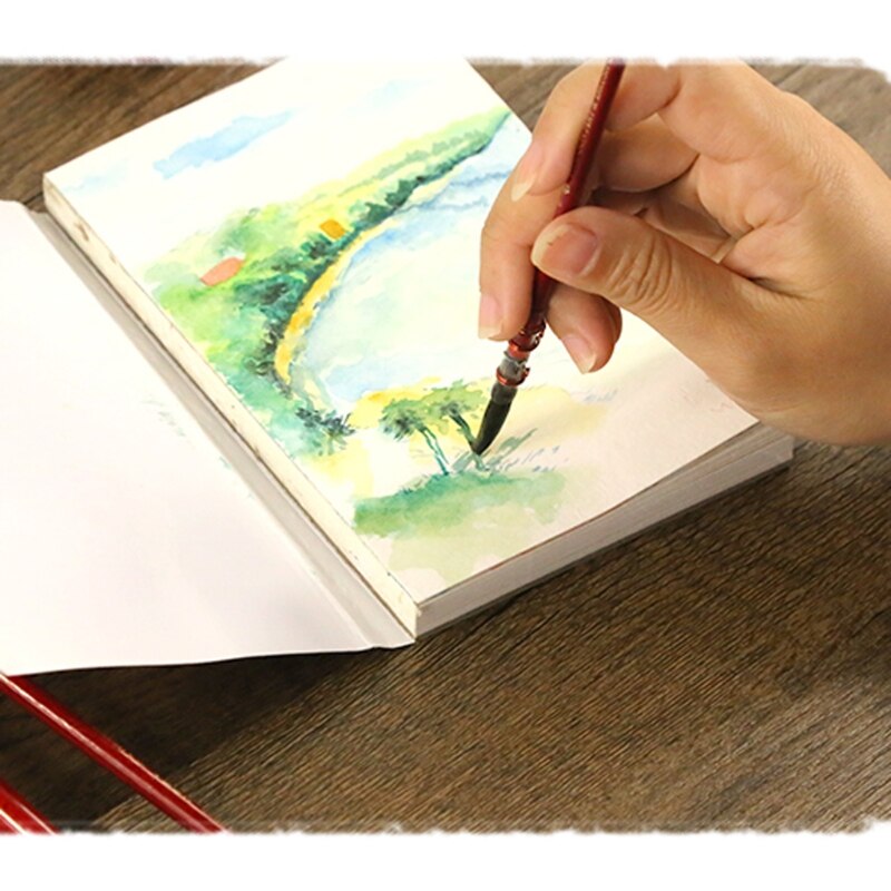 Squirrel Fur Hair Watercolor Paint Brush Ancient Rhyme Painting Brush Art Supply