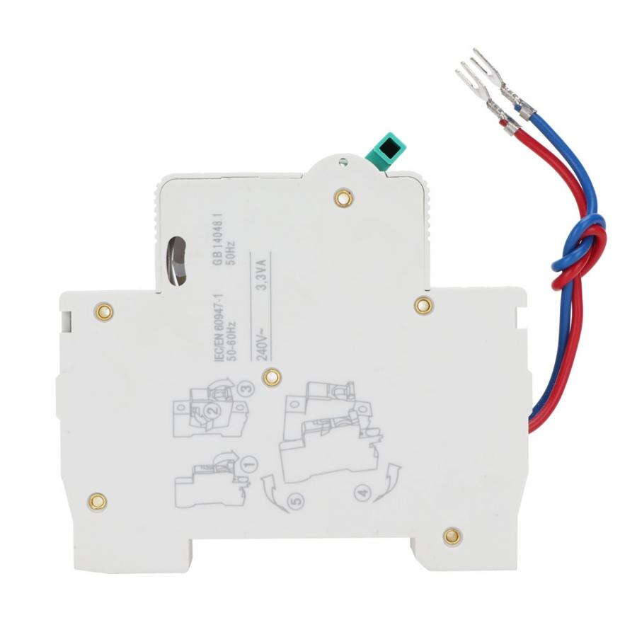 Tgb 1n miniatuurschakelaar accessoire mv+mn overspanningsbeveiliging onderspanningsbeveiliging