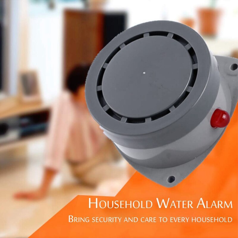 Basement Water Leak Detector Alarm, Flood Sensor for Water Leakage Detection, 110DB, Wireless, Waterproof and Battery-Operated,