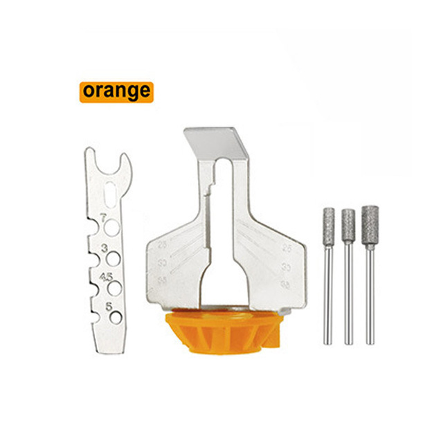 Kettingzaag Slijpen Boor Slijper Slijpmachine Elektrische Slijpmachine Poetsmiddelen Saw Chains Tool Kit Boor Rotary Accessoires Set: Orange