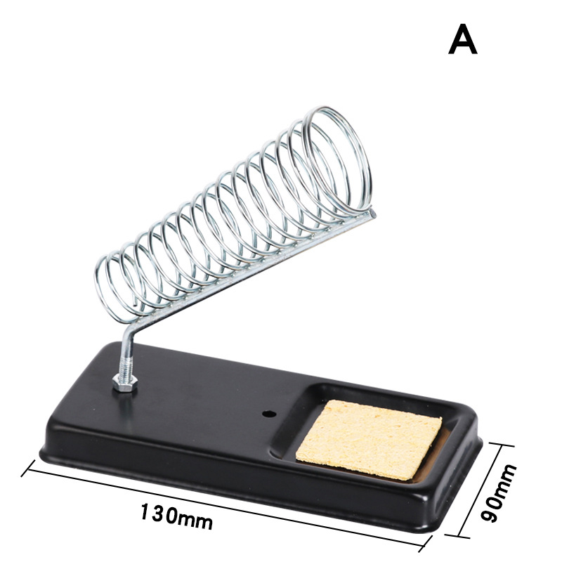 Electric Soldering Iron Stand Full Metal Holder Multifunction Soldering Iron Stand High Temperature Resistant Welding Tin Tools: A