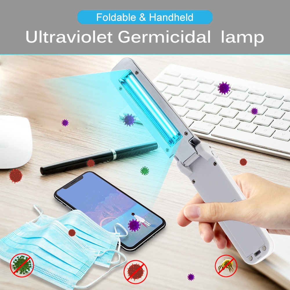 WMFASBAG UVC Desinfektorlampe - Tragbares UV Licht Für Zu Hause & Reisen