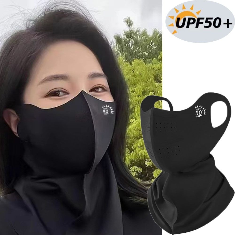 Cool Ice-Masque de Protection InjSun UPF50 +, Écharpe de Cou Anti-UV Respirante, Pare-Soleil pour l'Extérieur