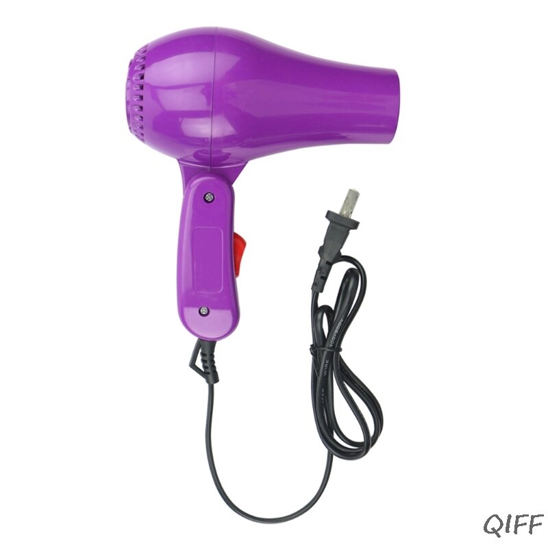 AC 220V Hair Blow Dryer 850W Travel Hair Dryer Compact Blower Foldable Portable: PL