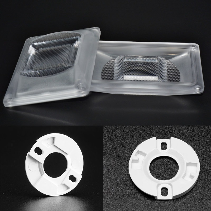 DIY LED COB Chip Lens Reflector 47*77mm Lampenkap Frosted Lamp cover Eenvoudig te installeren Voor LED COB Lamp Flood Light Spotlight