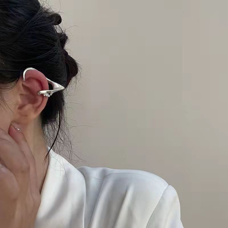 Pendientes de elfo gótico para mujer, Piercing, Color plateado, Punk, borla, joyería gótica